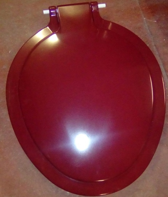 Burgundy Colour Bathrooms. UK Toilets Seats Basins Baths Panels